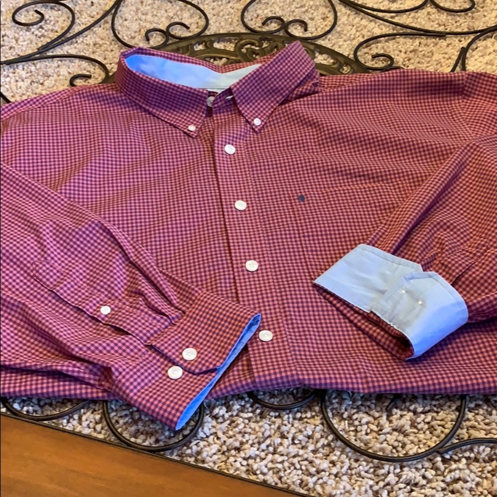 Izod - 4XL Non -Iron Stretch Men’s Button Down